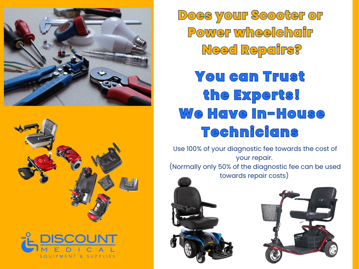 DISCOUNT MEDICAL - MOBILITY EQUIPMENT REPAIR SERVICES