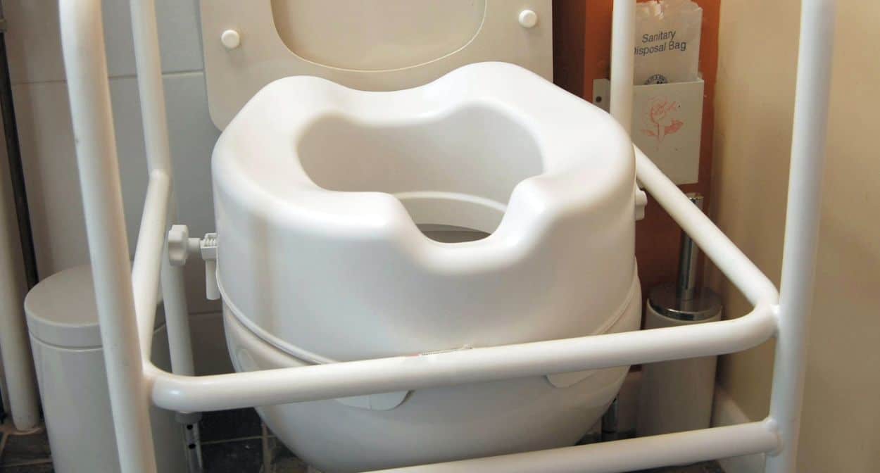Raised Toilet Seats and Toilet Safety Frames