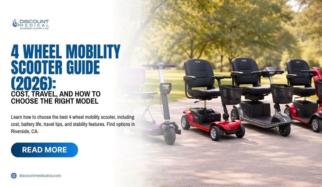 4 Wheel Mobility Scooter Guide (2026): Cost, Travel, and How to Choose the Right Model
