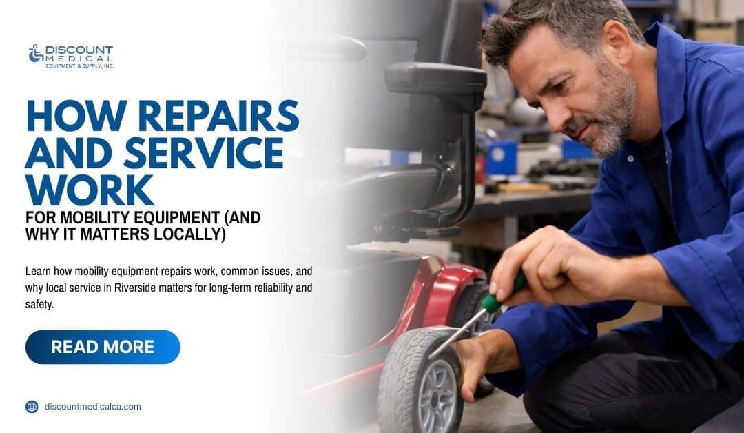 How Repairs and Service Work for Mobility Equipment (And Why It Matters Locally)